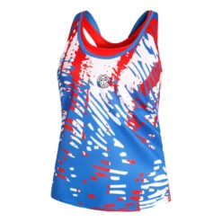 BIDI BADU Waris Tech 2in1 Tank Top Women - Blue, White