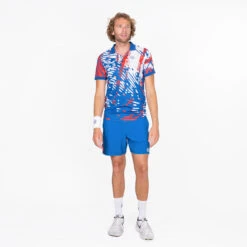 BIDI BADU Yero Tech Polo Men - Blue, White -Bidi Badu 01838000 13