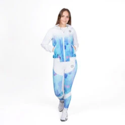 BIDI BADU Gene Tech Training Jacket Women - White, Blue -Bidi Badu 01887000 13