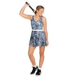 BIDI BADU Fingerprint 2in1 Dress Women - Dark Blue, White -Bidi Badu 01895000 0 3