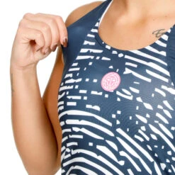 BIDI BADU Fingerprint Tank Top Women - Dark Blue, White -Bidi Badu 01896000 0 5