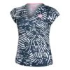 BIDI BADU Fingerprint Printed V-Neck T-Shirt Women 1 BIDI BADU Fingerprint Printed V-Neck T-Shirt Women -Bidi Badu 01897000 000