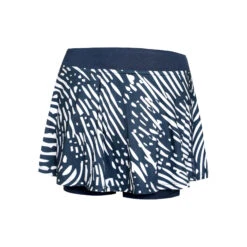 BIDI BADU Fingerprint Printed Wavy Skirt Women - Dark Blue, White -Bidi Badu 01900000 0 2