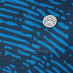 BIDI BADU Fingerprint Rounf Neck T-Shirt Men - Dark Blue, White -Bidi Badu 01901000 10