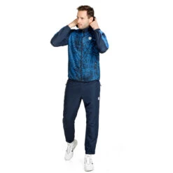 BIDI BADU Fingerprint Tracksuit Men - Dark Blue, Blue -Bidi Badu 01904000 0 3