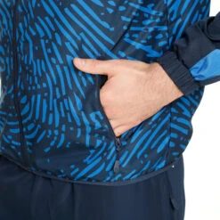 BIDI BADU Fingerprint Tracksuit Men - Dark Blue, Blue -Bidi Badu 01904000 0 6