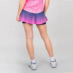 BIDI BADU Colortwist Printed Wavy Skirt Women - Pink, Dark Blue -Bidi Badu 01948000 14