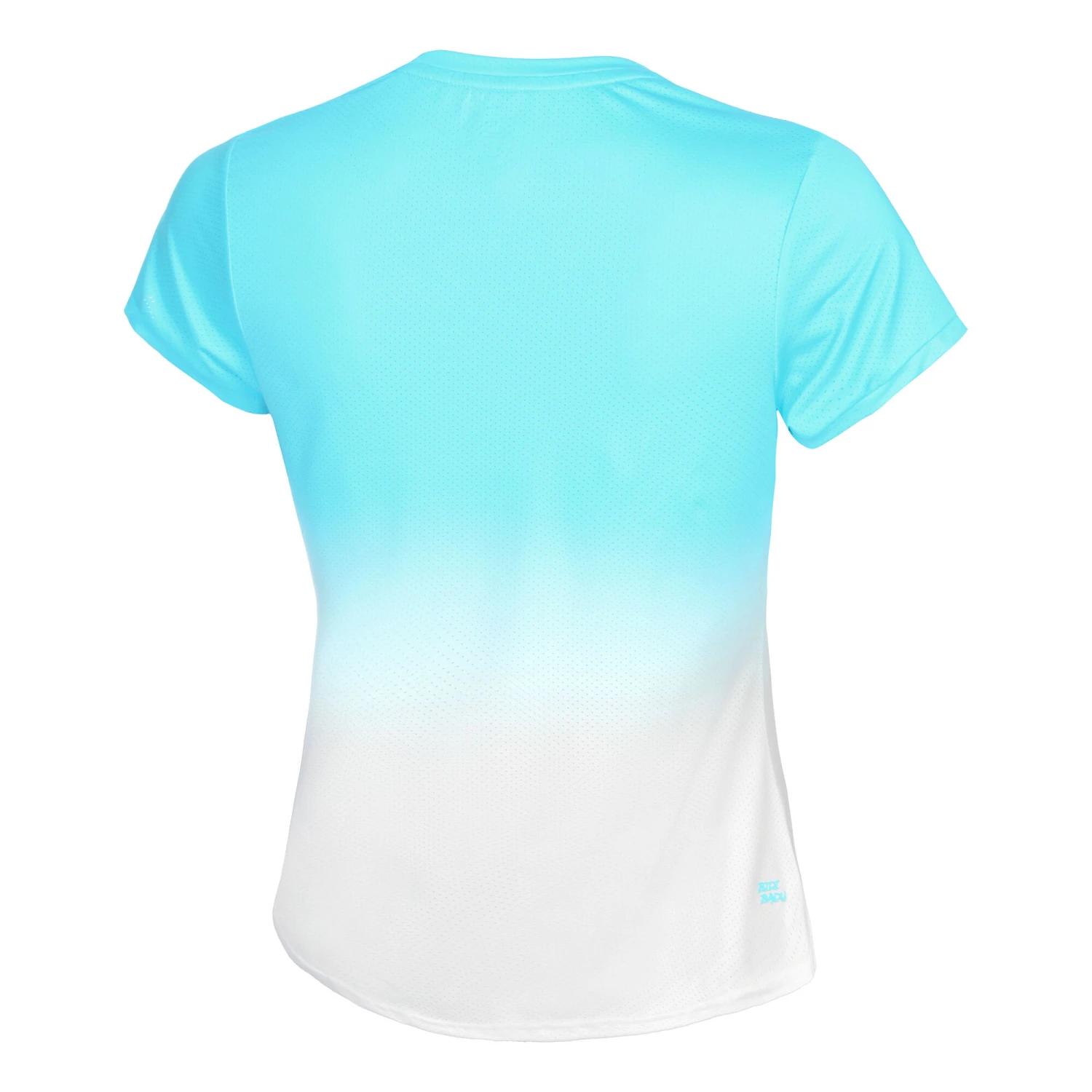 BIDI BADU Crew Gradiant T-Shirt Women - Turquoise, White 4 BIDI BADU Crew Gradiant T-Shirt Women - Turquoise, White - Image 2