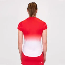 BIDI BADU Crew Gradiant T-Shirt Women - Red, White -Bidi Badu 01970000 0 2