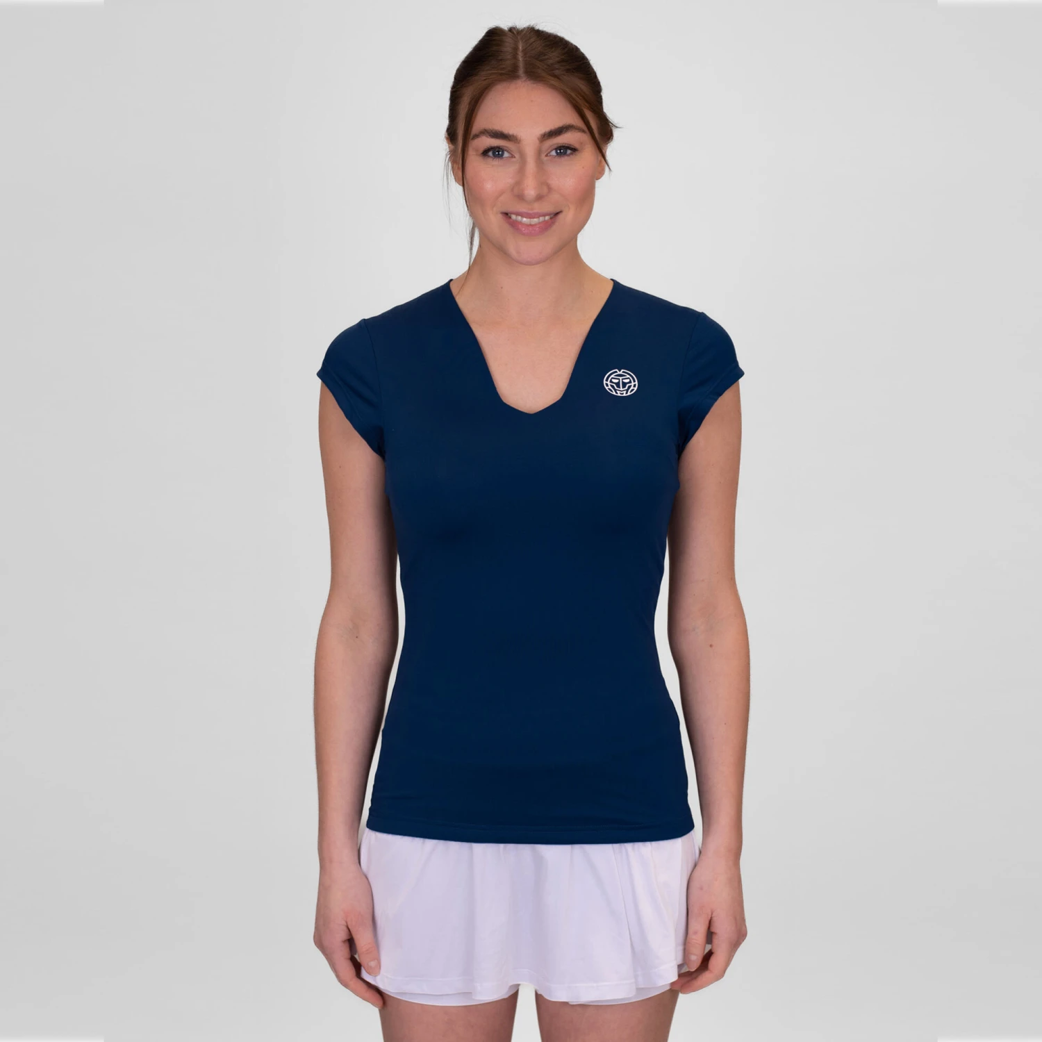 BIDI BADU Crew V-Neck T-Shirt Women - Dark Blue 3 BIDI BADU Crew V-Neck T-Shirt Women - Dark Blue