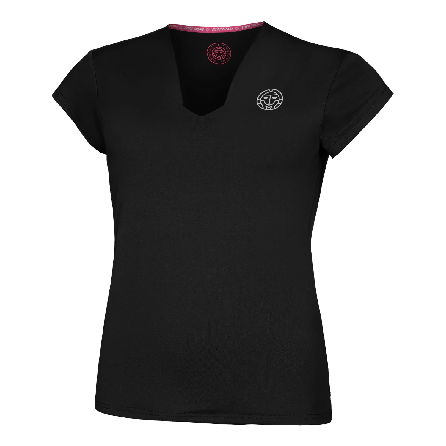BIDI BADU Crew V-Neck T-Shirt Women - Black 3 BIDI BADU Crew V-Neck T-Shirt Women - Black