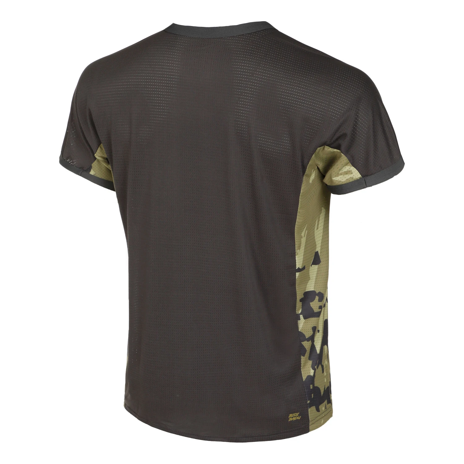 BIDI BADU Pure Wild V-Neck T-Shirt Men - Olive, Dark Grey 4 BIDI BADU Pure Wild V-Neck T-Shirt Men - Olive, Dark Grey - Image 2
