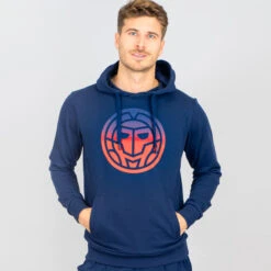 BIDI BADU Colortwist Hoody Men - Dark Blue, Red -Bidi Badu 02066000 13