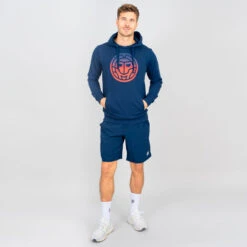 BIDI BADU Colortwist Hoody Men - Dark Blue, Red -Bidi Badu 02066000 15