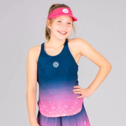 BIDI BADU Colortwist Tank Top Girls - Pink, Dark Blue -Bidi Badu 02158000 13