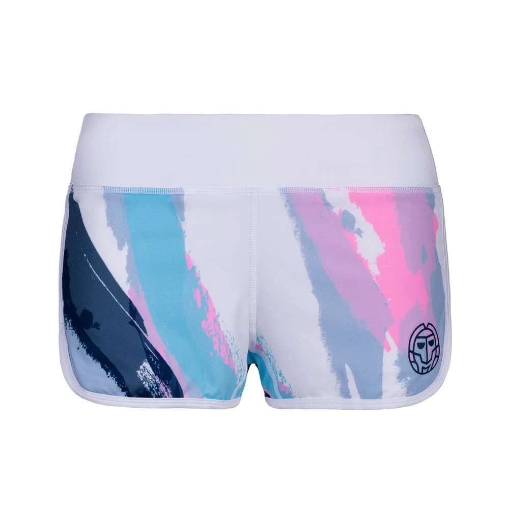 Bidi Badu Hulda Tech 2 In 1 Shorts (Women's) - White/Aqua (Available Size: M,L) 3 Bidi Badu Hulda Tech 2 In 1 Shorts (Women's) - White/Aqua (Available Size: M,L)