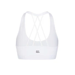 Bidi Badu Letty Tech Strappy Bra (Women's) - White -Bidi Badu LettyTechStrappyBra White 1