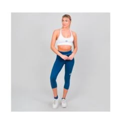 Bidi Badu Letty Tech Strappy Bra (Women's) - White -Bidi Badu LettyTechStrappyBra White 2