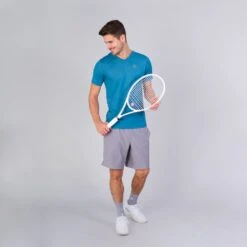 Bidi Badu Ted Tech Tee (Men's) - Petrol/Grey -Bidi Badu M36004223 PTGR TedTechTee 3