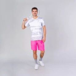 Bidi Badu Kovu Tech Tee (Men's) - White/Grey -Bidi Badu M36104221 WHGR KovuTee 3