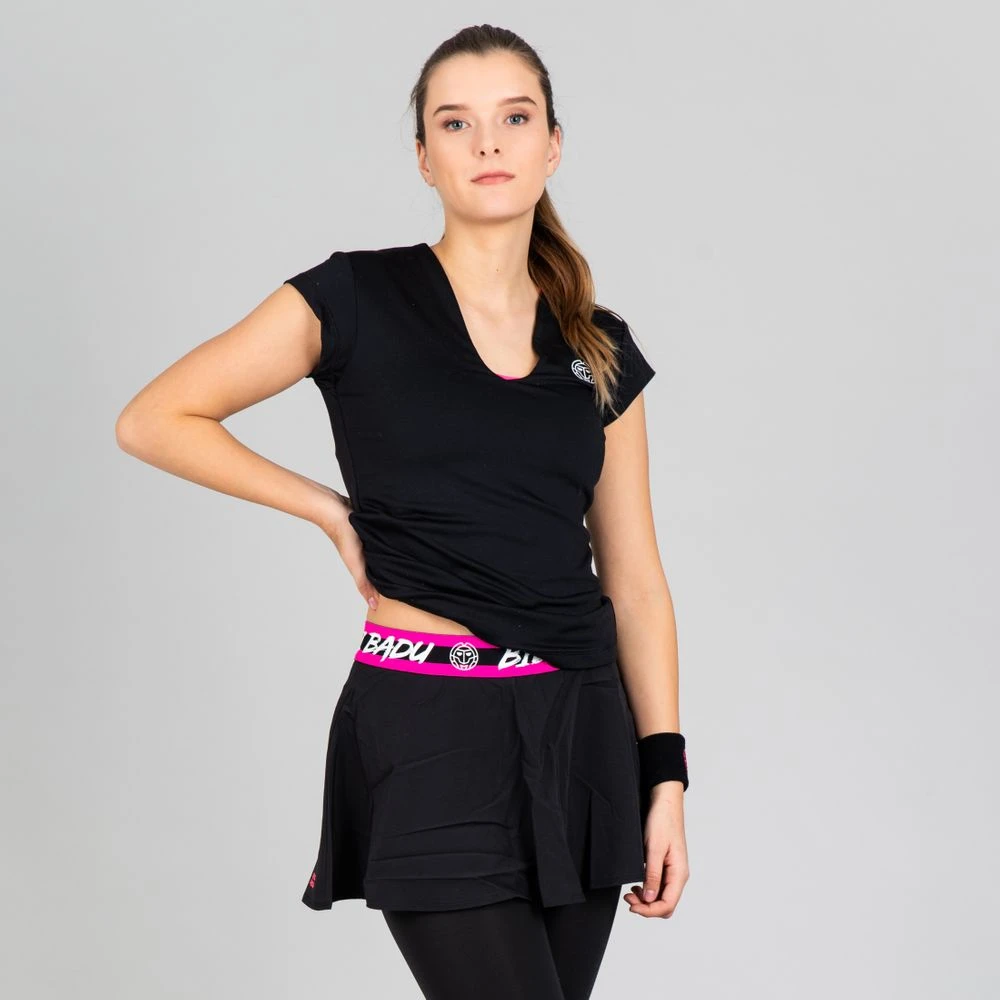 Bidi Badu Bella 2.0 Tech V-Neck Tee (Women's) - Black 5 Bidi Badu Bella 2.0 Tech V-Neck Tee (Women's) - Black - Image 3