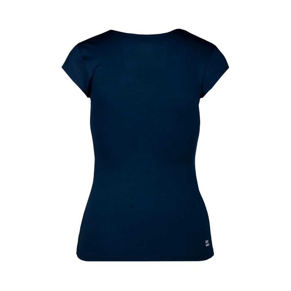 Bidi Badu Bella 2.0 Tech V-Neck Tee (Women's) - Dark Blue 4 Bidi Badu Bella 2.0 Tech V-Neck Tee (Women's) - Dark Blue - Image 2
