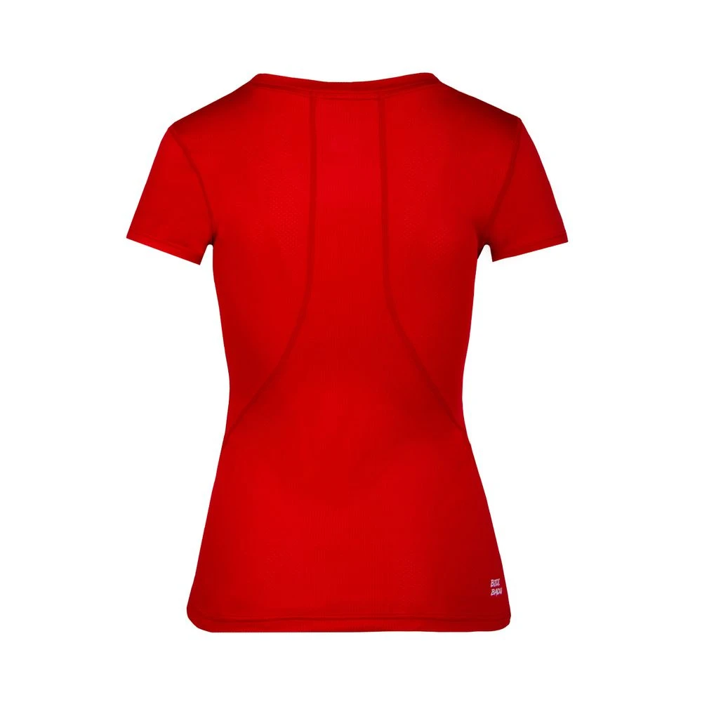 Bidi Badu Eve Tech Roundneck Tee (Women's) - Dark Red 4 Bidi Badu Eve Tech Roundneck Tee (Women's) - Dark Red - Image 2