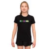 Girl's T-shirt Bidi Badu New York Chill -Bidi Badu bidi badu g1620013 bkmx black mixed 1