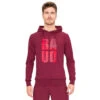 Hooded Sweatshirt Bidi Badu Protected Leafs Chill -Bidi Badu bidi badu m1270008 bo bordeaux 1