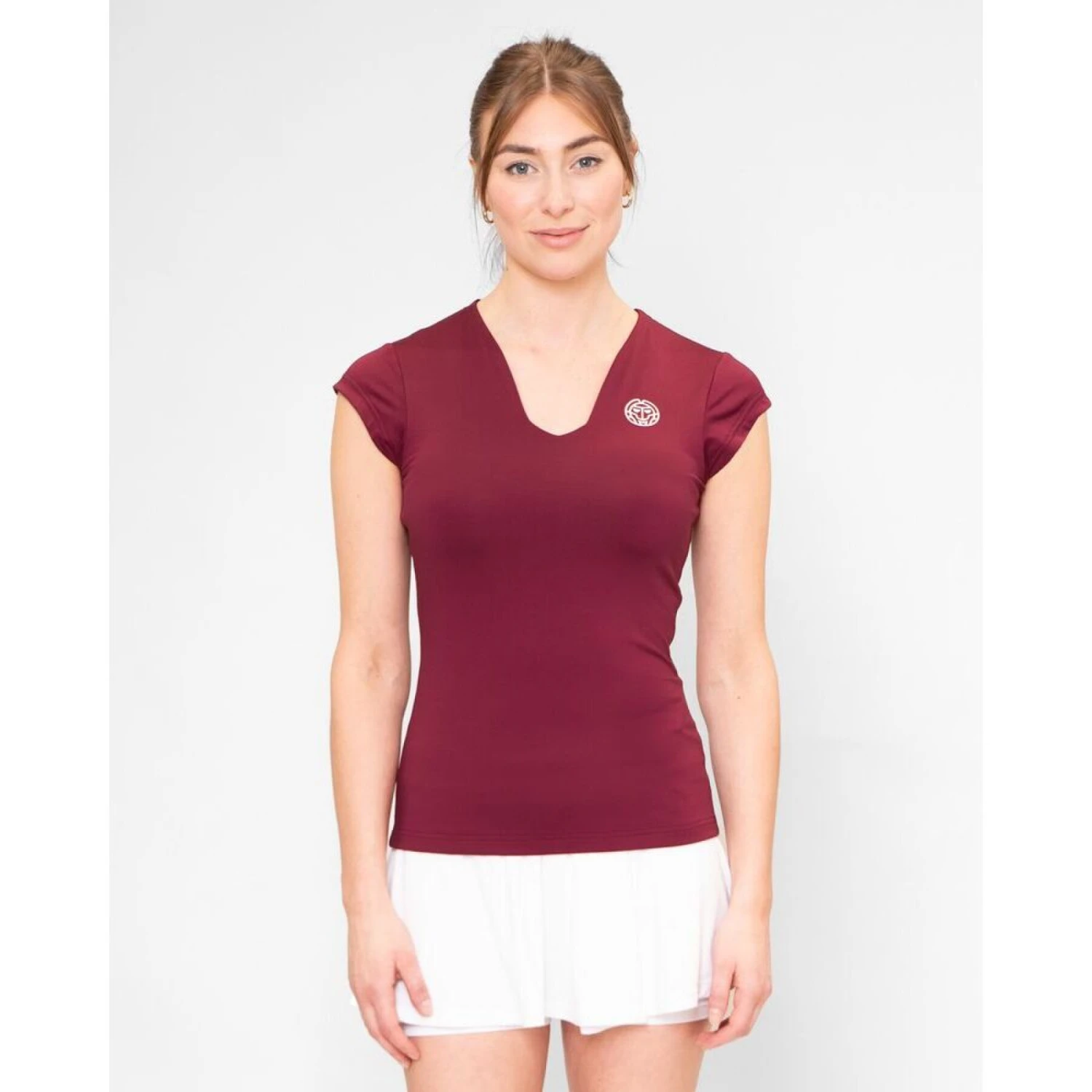 Women's V-neck T-shirt Bidi Badu Protected Leafs 4 Women's V-neck T-shirt Bidi Badu Protected Leafs - Image 2